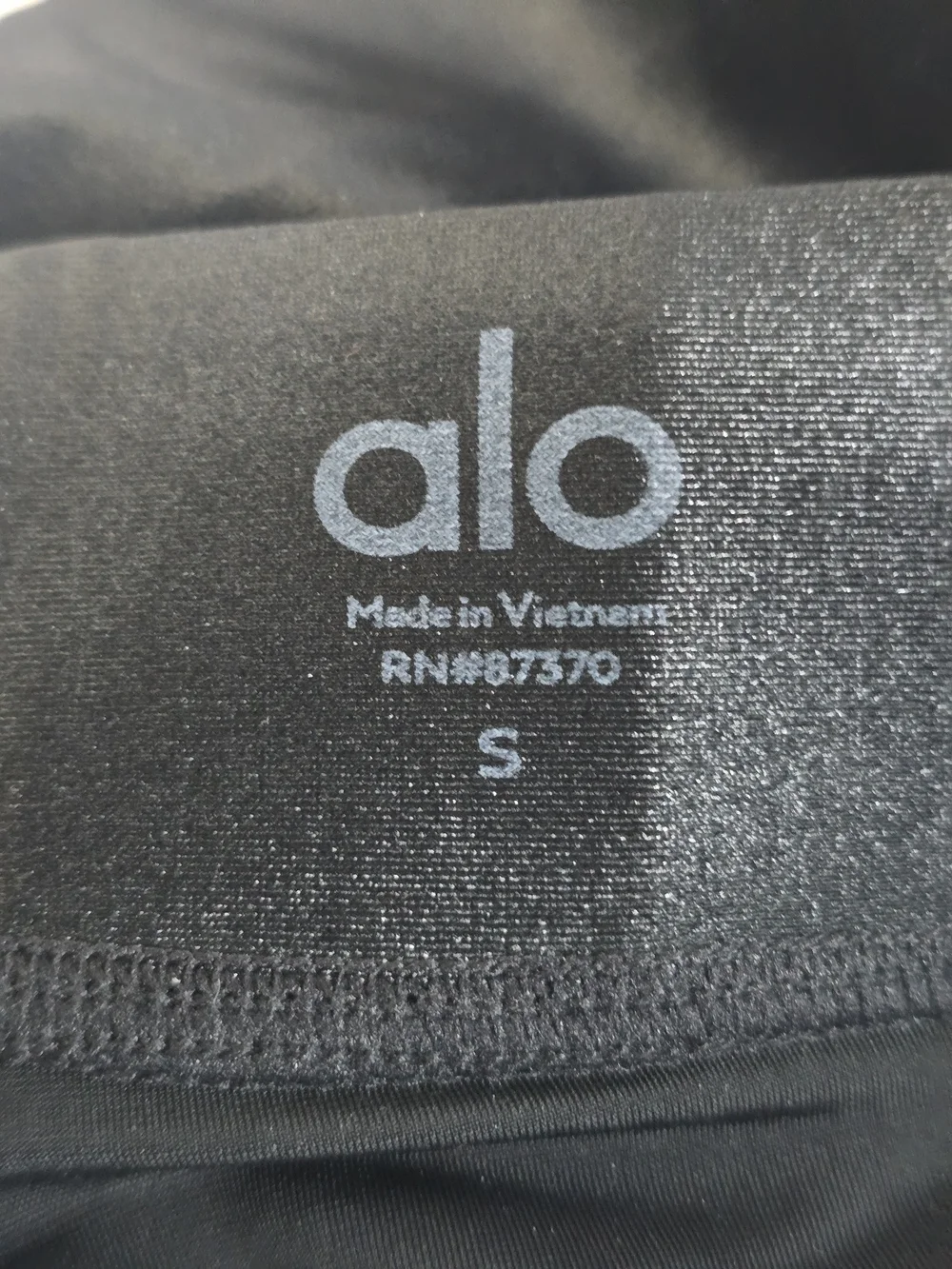 ALO Yoga Goddess Black High-Waist Leggings Sz S